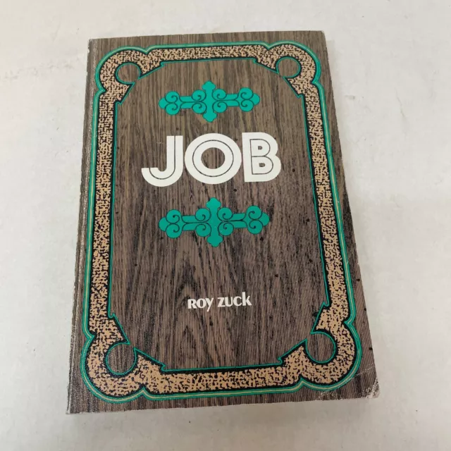 Job Religion Paperback Book by Roy Zuck from Moody Press Second Printing 1978