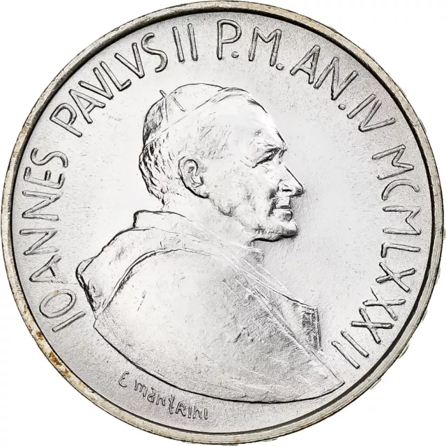 [#1047032] VATICAN CITY, John Paul II, 1000 Lire, 1982, Rome, Silver, MS(65-70),