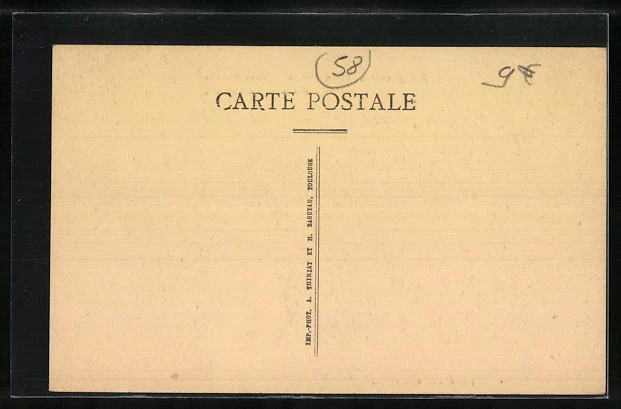 CPA Pougues-les-Eaux, Route de Paris et Rue Jean-Jaques Rousseau 2