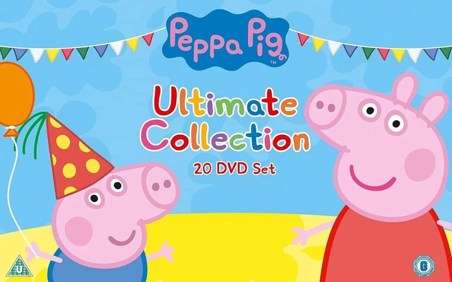 PEPPA PIG ULTIMATE Collection-20 Disc Kids Childrens DVD Boxset