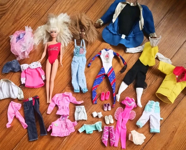 HUGE VTG 80S 90s Barbie Doll & Clothing Accessories Lot 47 Pieces $60.00 -  PicClick