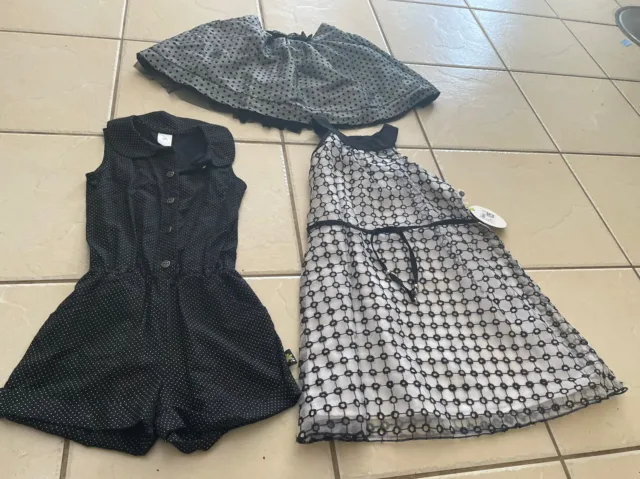 Sista Girls Dress Size 6 and Sista Skirt Size 5 with a Target playsuit Size 4