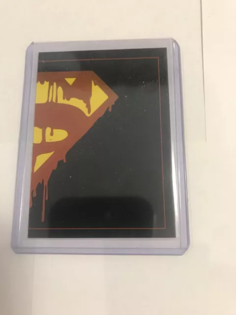 1992 Doomsday Death of Superman Bleeding S Promo Card F1