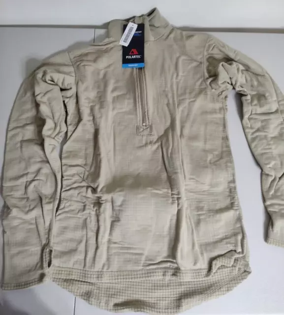 USGI GEN III Level 2  Coyote ECWCS Polartec L2 Waffle Shirt XX-Large Regular