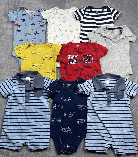 Carters Bodysuit Baby Boys 18-24 Months Bulk Infant Casual Fun Summer