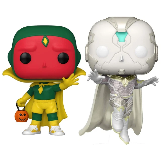 Funko Pop Lotto Pacchetto Di 2 Marvel Comics Wandavision - Visione,Halloween
