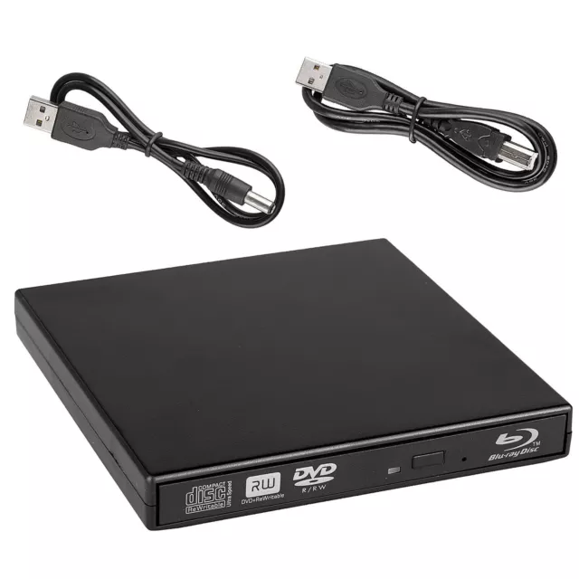 External USB BD Combo Player Drive DVD CD RW Disc Burner for Laptop Blu Ray Ne1f