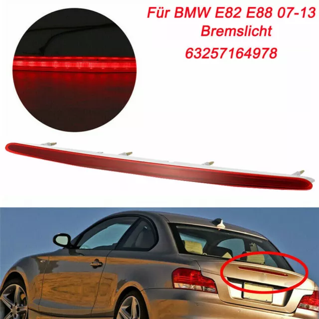 Dritte Bremsleuchte 3. Bremslicht Rücklicht Rot für BMW 1er E82 E88 2007-2013