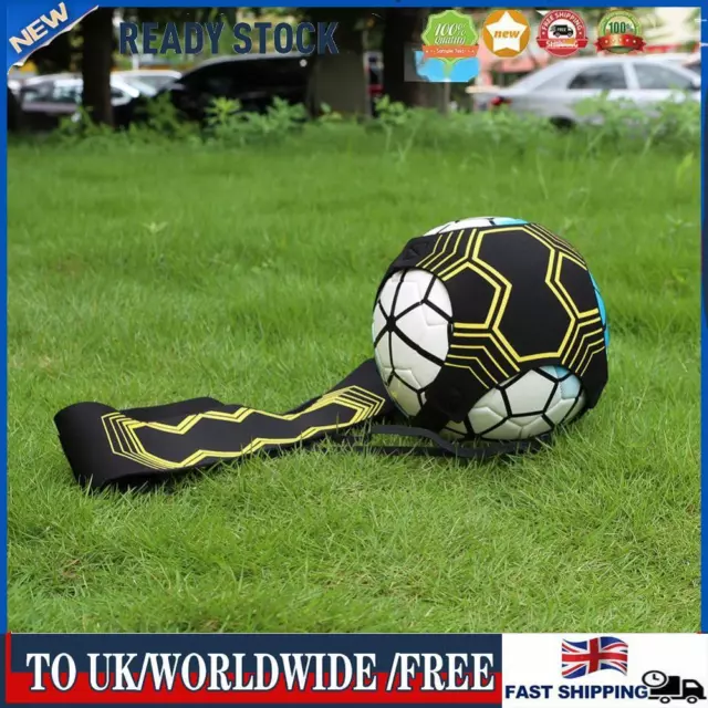 Adjustable Football Kick Trainer Soccer Ball Train Equipment Practice Belt UK