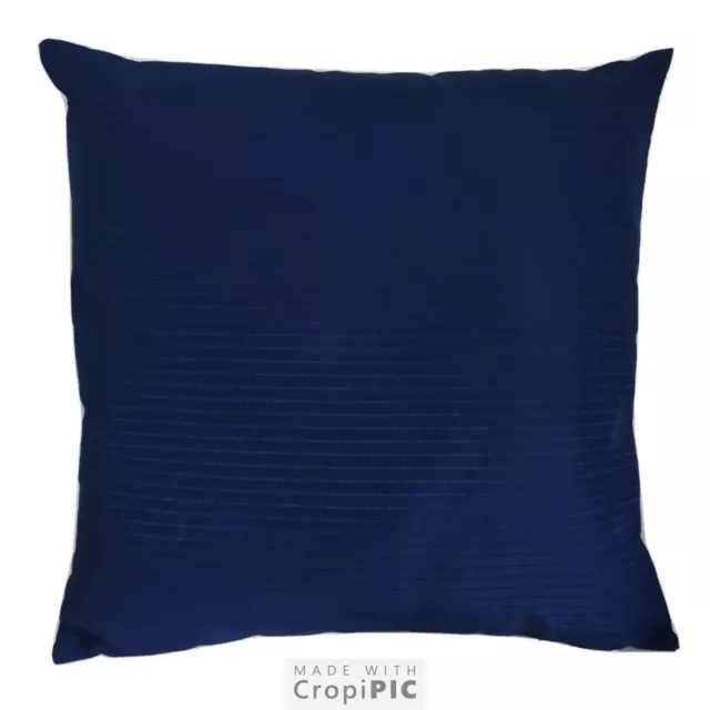 GRANDI CUSCINI/COPERTURE BLU NAVY 22"" 24"" 26"" Set di 2 2