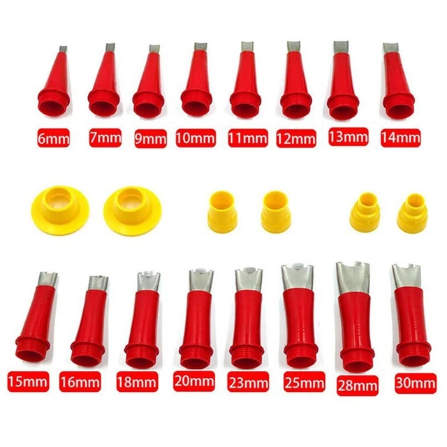 Nice Portable Rubber Nozzle Strong 19/23sets Caulking Sealant Silicone