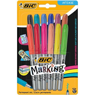 BIC BIC Pennarelli Confezione da 12 NUOVO Colori Assortiti TG. Pochette de 12 