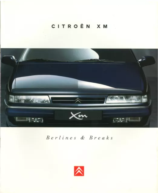 Catalogue brochure prospekt Citroën XM 1996 FR - 20 pages - version 1