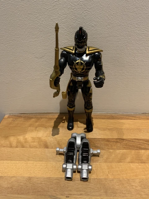Power Ranger Cod Piece POWER RANGERS DINO Thunders Talking Black Ranger with Phantom Power ...