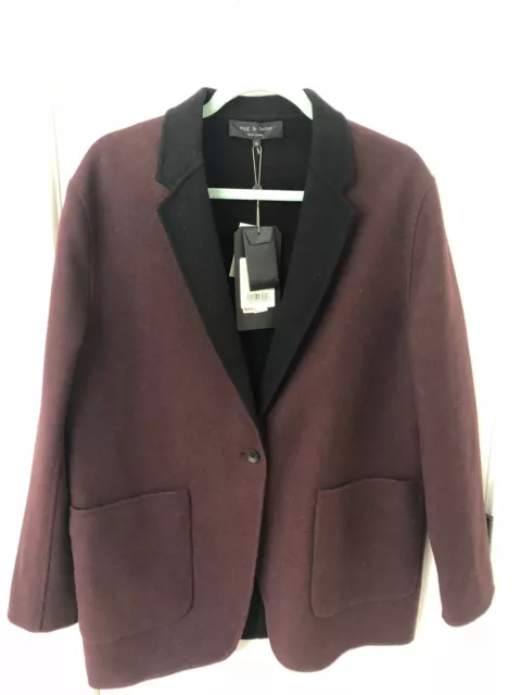 Rag Bone Mica Blazer Reversible Size 8