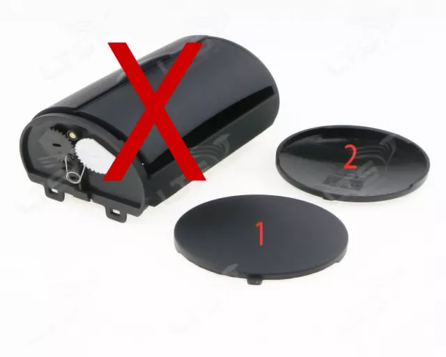 Vw Jetta Golf Mk4 Bora Black Rear Ashtray Box Side Caps X2 1J0857962H