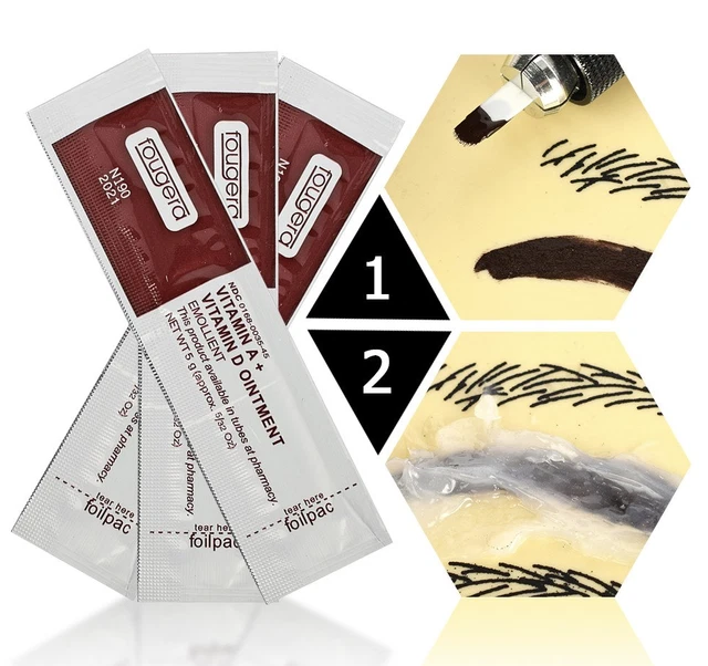 20X BESTE FOUGERA Vitamin A + Vitamin D Salbe Tattoo Nachsorge Creme ...