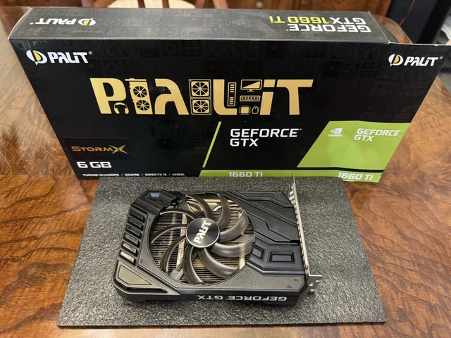 Geforce GTX1660 STORMX OC 6GB GDDR5 箱付き Palit GeForce GTX 1660