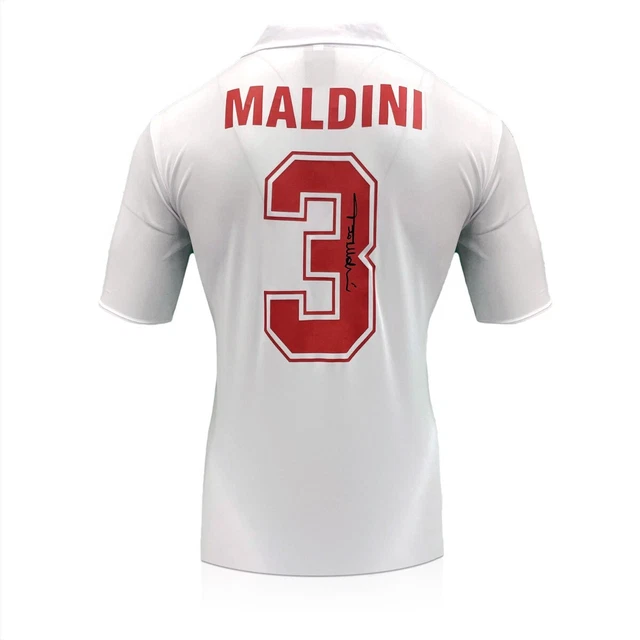 Magalaa Awaday MAGLIA AWAY DELL'AC Milan 1988 autografata da Paolo Maldini EUR 291,00 ...
