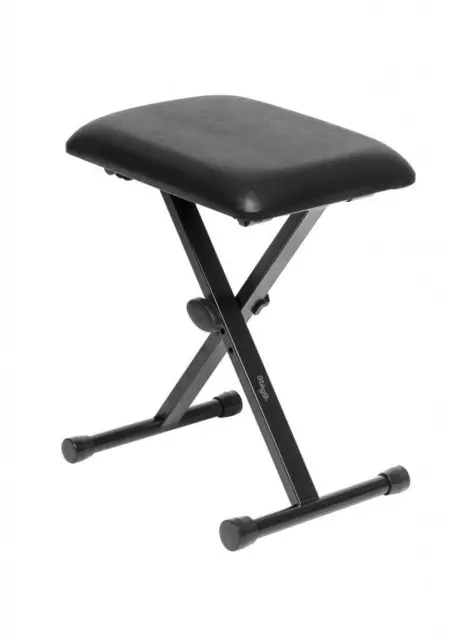 Stagg KEB-A10 Adjustable Keyboard Stool Bench, Piano Musician Black