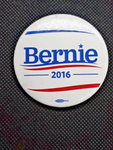 Official Bernie Sanders 2016 Presidential Candidate Button Pin DEMOCRAT PIN-BACK