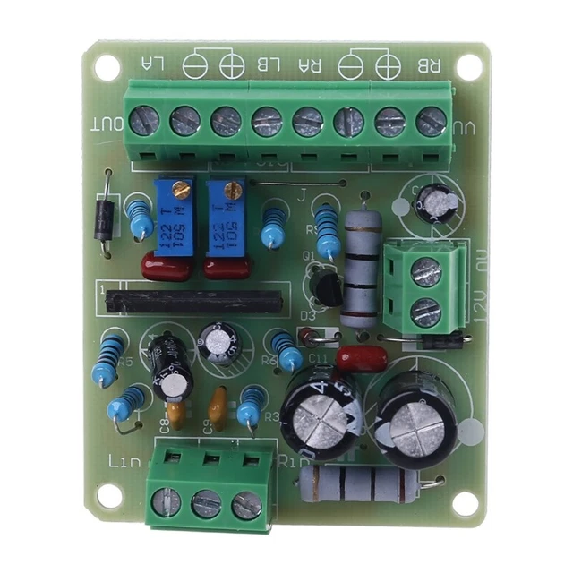12V POWER AMPLIFIER VU Meter Driver Board Level Meter TA7318P Amplifier
