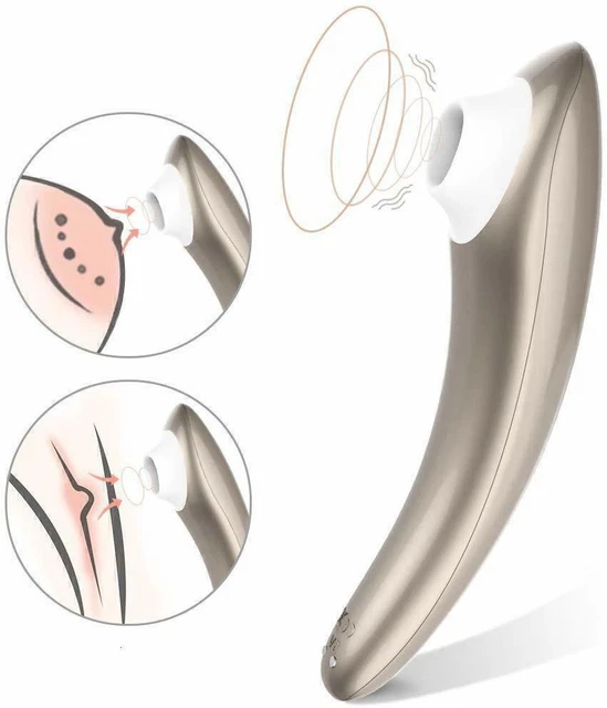 CLITORAL-SUCKING-VIBRATOR NIPPLE-CLITORIS-STIMULATOR-10 SUCTION-MODES ...