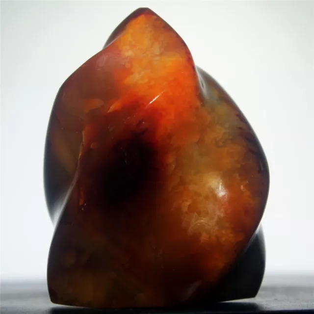 Cornaline. Agate flamme à poser. 355gr. Madagascar