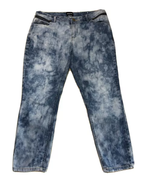 Joe Boxer Jeans sz 9 Stretch Blue Stone Wash Capri Style Low Rise CLEARANCE