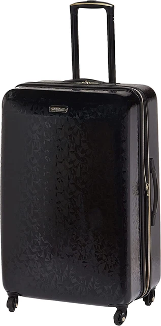 Belle Voyage Hardside Luggage with Spinner Wheels, Black, 28"