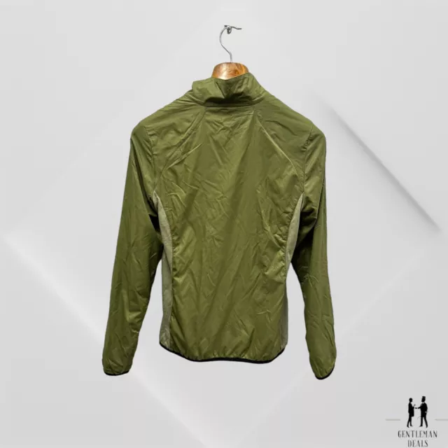 Smartwool PhD Cortina Jacket Womens Natural Green  M Medium Zip Up Sweater 2
