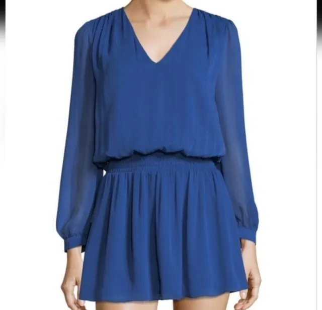 Alice + Olivia Blue Mini Dress Size 10