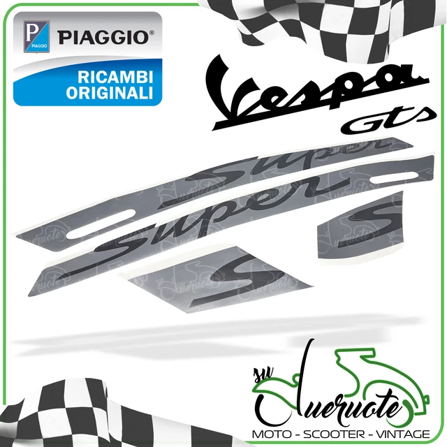 Stickers Vespa Moto Compatibili Gts 300 250 125 Sport Adesivi Decalcomanie A34 - Foto 11