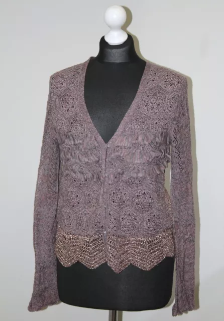 Odd Molly 653 womens cotton cardigan jumper Size 3 L