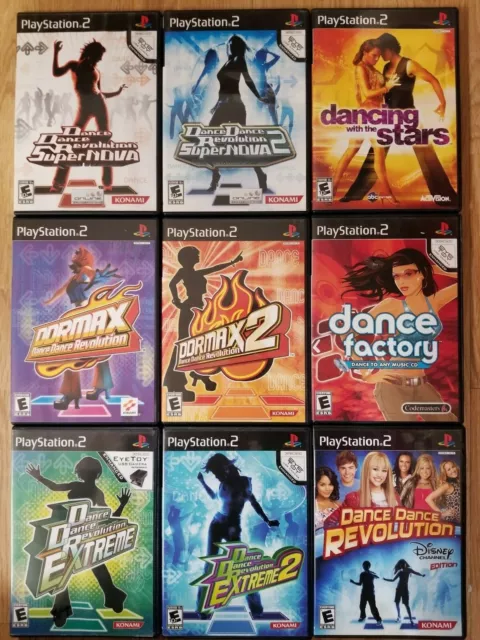 Dance Dance Revolution Games (Playstation 2) DDR & Dancing  PS2  TESTED