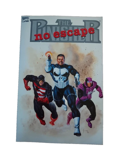 The Punisher: No Escape Marvel Aug 1990 1st Print TPB One Shot