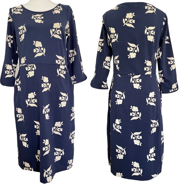 BODEN JESSIE JERSEY Dress Black Forest Arabesque. Uk 12 R, Eur 38-40, Us 8  J0031 36.99 - PicClick UK