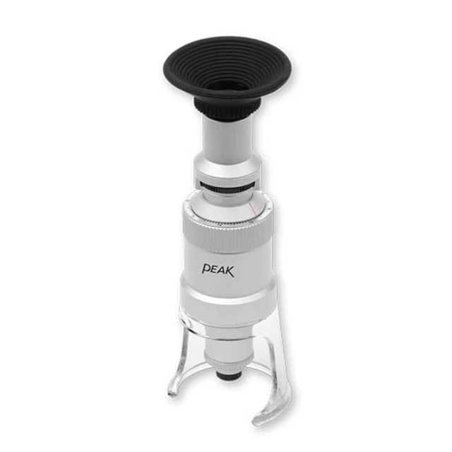 Depth Measuring Peak Stand Microscope 2008 25X Magnification with Standard Scale