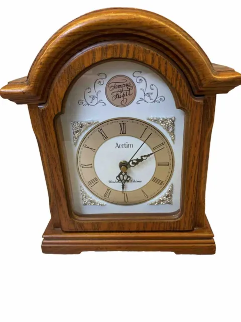 Vintage Acctim 'Tempus Fugit'  Westminster Chime Mantel Clock V.GOOD WORKING