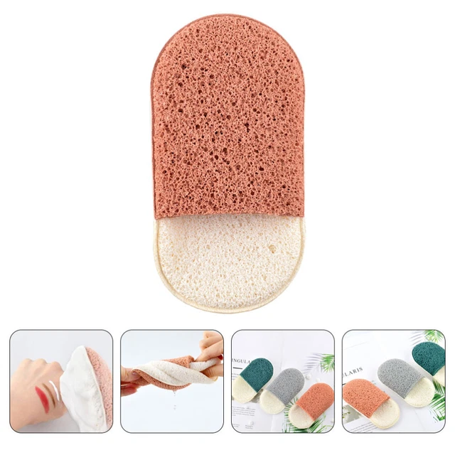 Maquillaje portátil puff celulosa cara esponjas limpieza facial puff