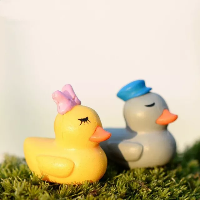 5pcs Couple Ducks Decoration Supplies Micro Landscape Deco Creative Handicrafts