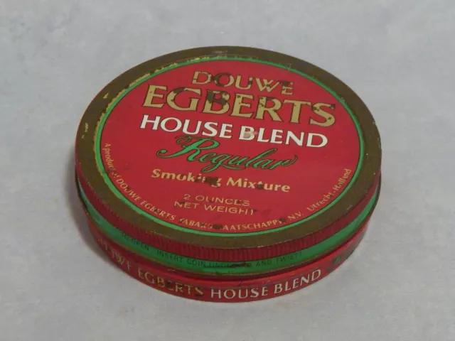 Vintage Douwe Egberts House Blend Tobacco Tin