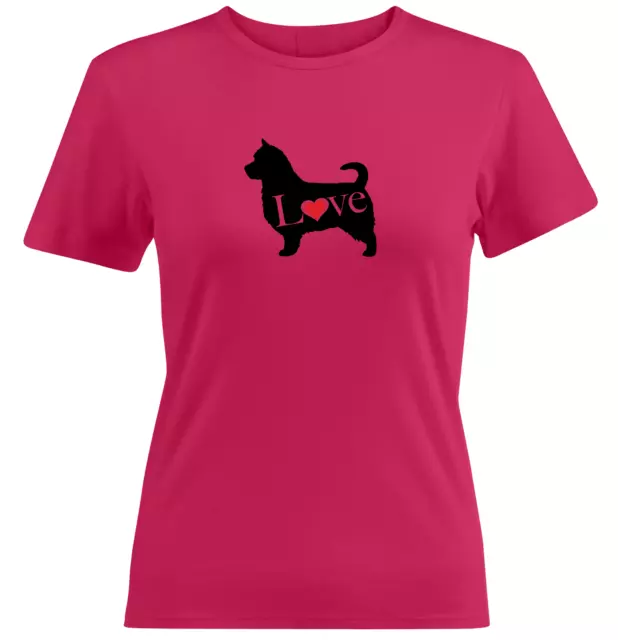 Love Australian Terrier Dog Lover Junior Women T-Shirt Graphic Aussie Norfolk
