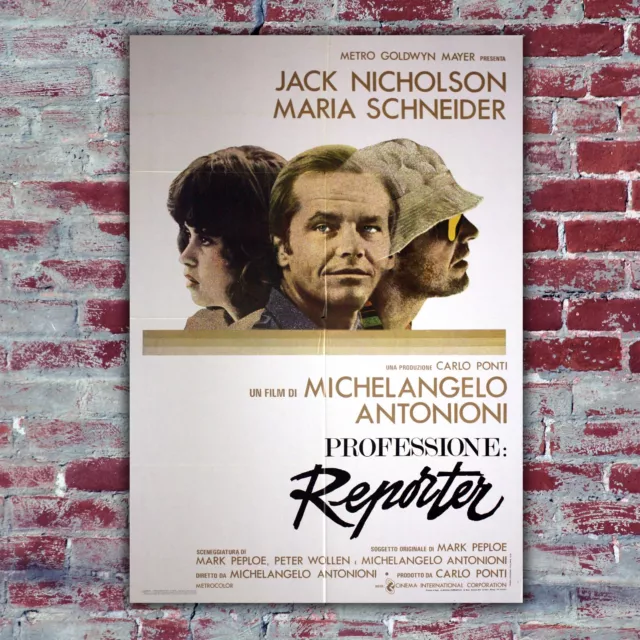 Original Film Poster The Passenger - Professione Reporter Size: 100x140 CM