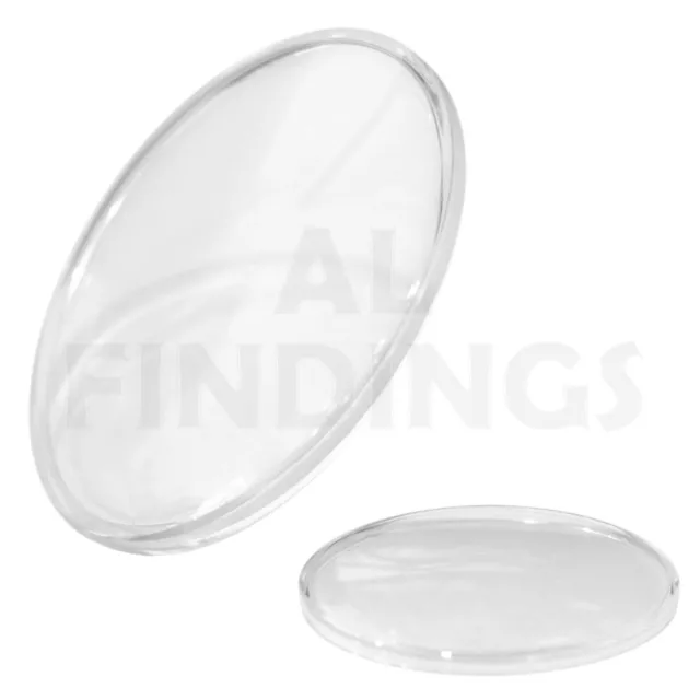 24.8mm - 30mm Round Low Domed watch crystal acrylic repair plastic glass tool