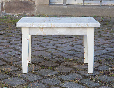 NICE Old Footstool, hitsche, footstool from wood, approx. 30er years 2