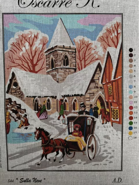 Caricatura de lona con aguja de 20x24 pulgadas solo lona