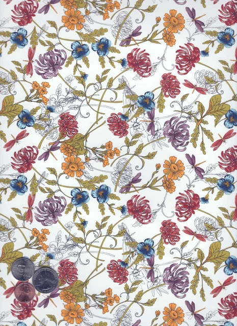 Hoja de calcomanías de cerámica sobreesmaltado Allover Windsor Chintz 1 pieza 9"" X 13-3/4"" 3583