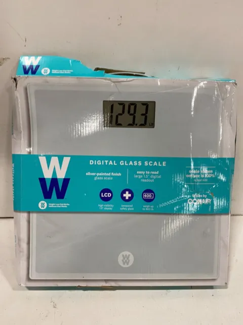 Conair Weight Watchers Scale Digital Glass WW401GD No Box.Tested