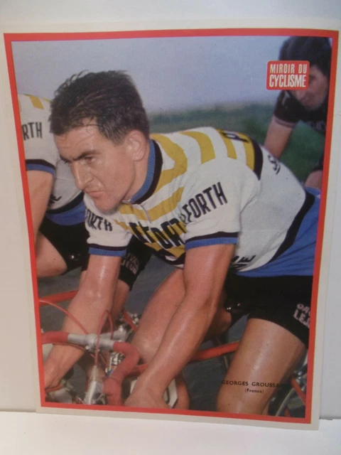 Poster Vintage Miroir Du Cyclisme - Tour De France Années 60 - Photo Lefebvre - Parfait état